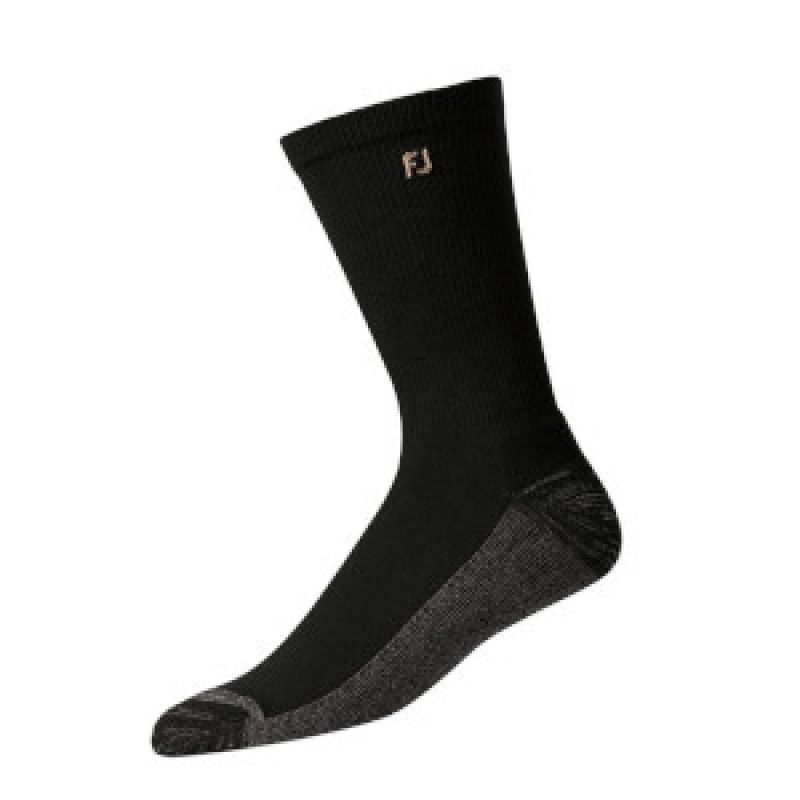 FootJoy ProDry Mens Crew Socks in Black | Golf Inc.