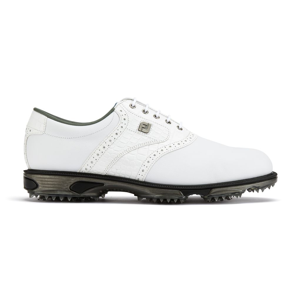 FootJoy DryJoys Tour Mens Golf Shoes in White Golf Shoes Golf Inc.