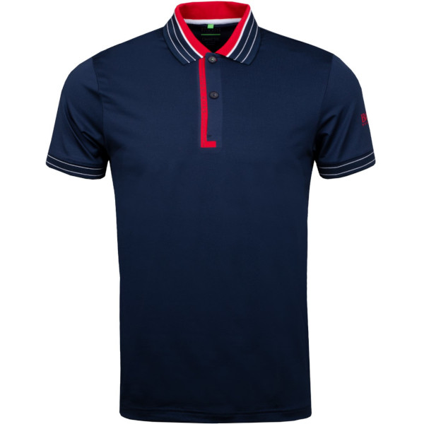 BOSS Hugo Boss Paddy Pro 1 in Navy #50403515 Polo Shirts | Golf Inc.