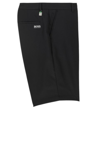 BOSS Hugo Boss Hayler 8-1 Woven Bermuda Short, Regular Fit in Black #50371191