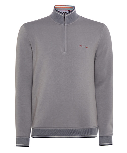 Ted Baker Quarter Zip Peanot Pullover Sweaters/Slipovers | Golf Inc.